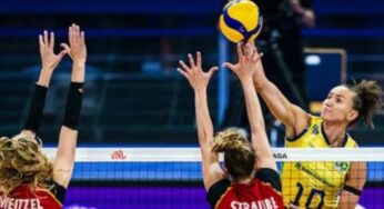 Brasil vence Alemanha por 3 sets a 0 e assegura lugar na semifinal da Liga das Nações