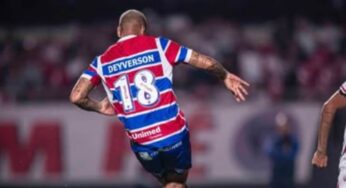 Fortaleza abre placar contra Bragantino com gol de Deyverson nos primeiros minutos do Brasileirão