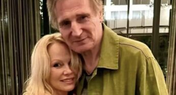 Pamela Anderson e Liam Neeson aquecem rumores de romance na première de filme em Londres