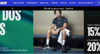 Falha no site da Olympikus oferta tênis de R$ 1.200 por R$ 159,99