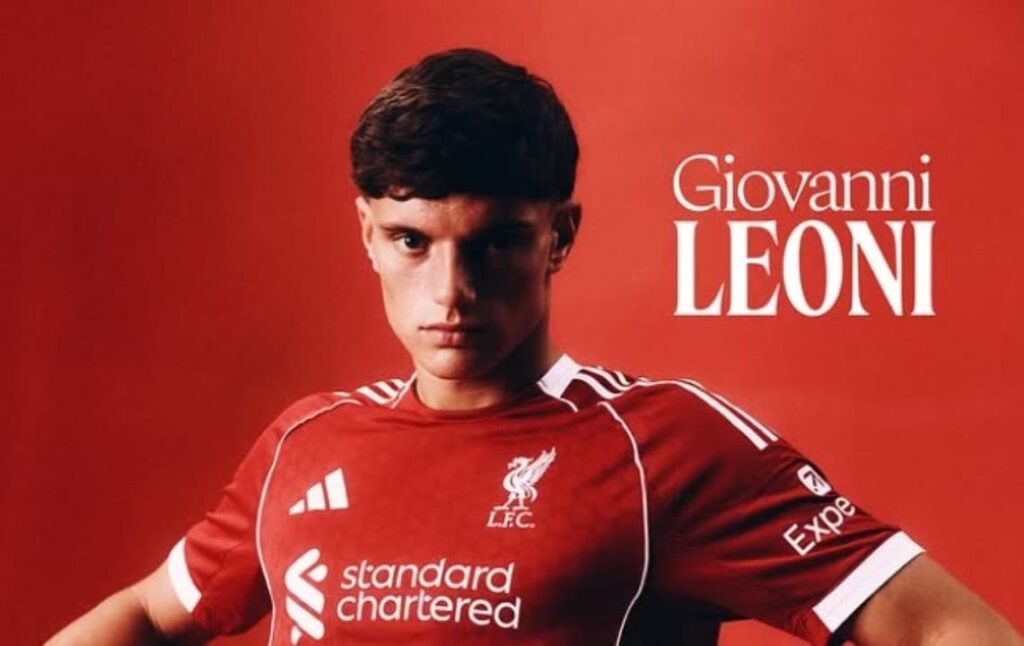 Liverpool signs Italian defender Giovanni Leoni for $40 million for 2025/26