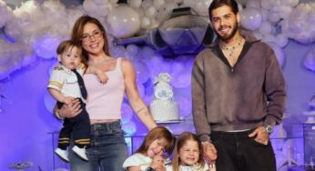 Virginia Fonseca e Zé Felipe encantam em último mesversário de José Leonardo