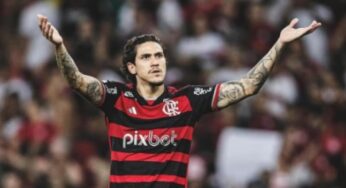 Flamengo domina Vitória com 100º gol de Pedro e golaço de Arrascaeta no Maracanã; 1° tempo no Brasileirão