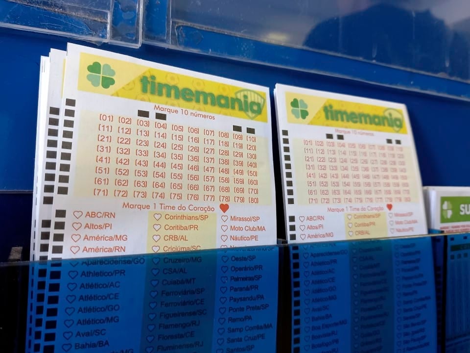 Timemania 2290 com prêmio acumulado de R$ 21 milhões tem sorteio nesta quinta à noite