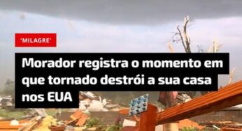 Morador de Illinois filma a própria casa desabando sob a fúria de um tornado