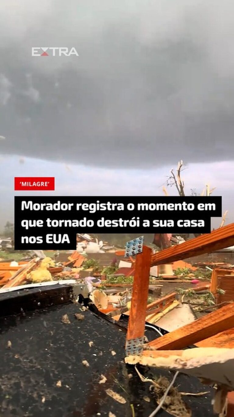 Morador de Illinois filma a própria casa desabando sob a fúria de um tornado