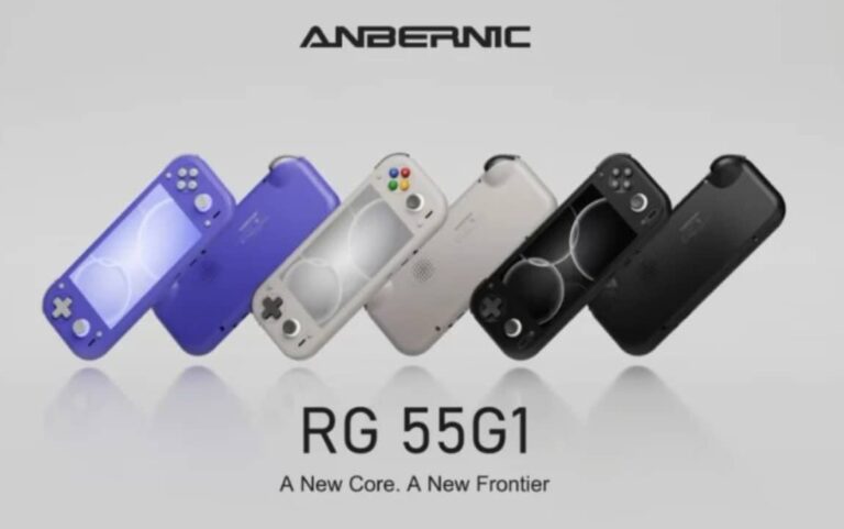 Anbernic revela RG 55G1, novo console Android com design familiar e foco em emulação