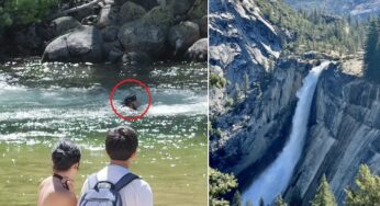Imagem capturada por turista revela últimos instantes de homem arrastado por correnteza em cachoeira de Yosemite