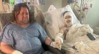 Marido resgata esposa de food truck em chamas; casal celebra 25 anos de união no hospital
