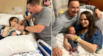 Marido adia primeiro contato de bebê com a família para que mãe em coma pós-parto o segure primeiro
