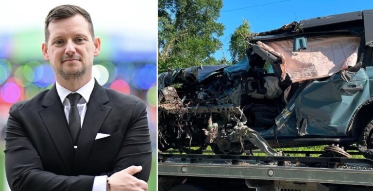 Comentarista Matt Miller sofreu grave acidente de carro e teve braço amputado — Foto: Reprodução/X