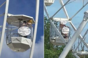 Casal é flagrado em ato sexual explícito na roda-gigante de festival de rock na Inglaterra