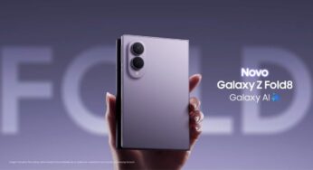 Samsung lança linha Galaxy Z com Fold8 em formato quadrado e inovações em bateria