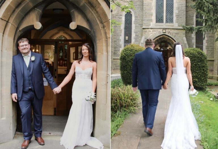 Tyler se casou com Cameron Griffith usando vestido de R$ 103 — Foto: Reprodução/Instagram