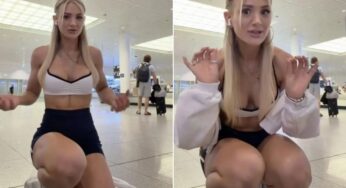 Influenciadora alemã é barrada em voo da Lufthansa por usar roupa de ginástica