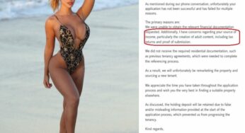Influenciadora brasileira tem aluguel negado na Inglaterra por trabalho com conteúdo adulto