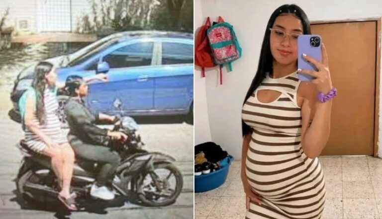 Grávida de 8 meses, María Camila Potosí foi morta quando se dirigia a uma consulta médica em Cáli — Foto: Reprodução