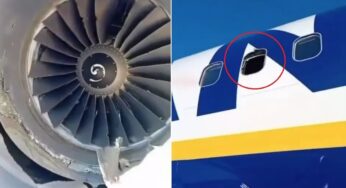 Falha em motor de Boeing 737 estilhaça janela e passageiro é salvo após ser parcialmente sugado em voo