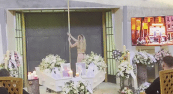 Dançarina de pole dance celebra vida de dona de boate lendária em funeral inusitado em Amsterdã