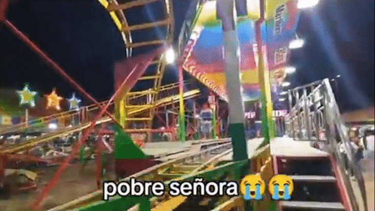 Mulher sofre queda de montanha-russa em parque de diversões no Equador e fica gravemente ferida