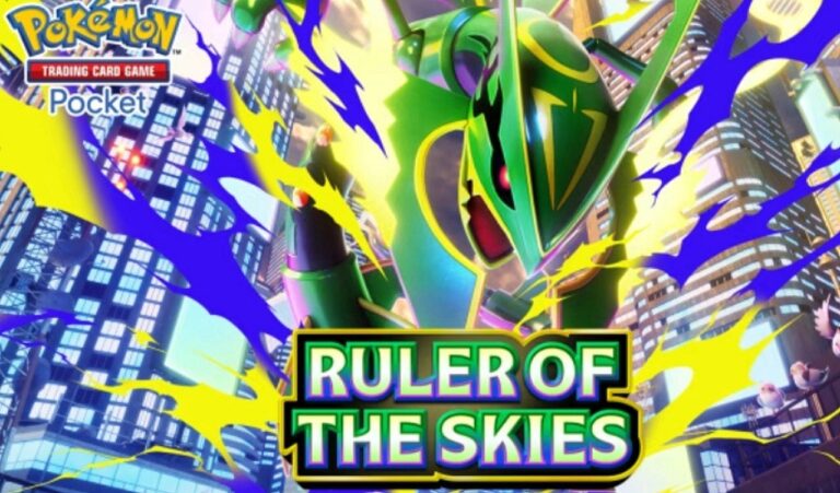 Expansão 'Ruler of the Skies' de Pokémon TCG Apresenta Mega Rayquaza e Grandes Novidades no Jogo