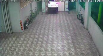 Acidente surpreendente em Mumbai: carro despenca em fosso de elevador de estacionamento automatizado