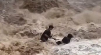 Turistas são arrastados por enchente ao ignorar proibição para tirar selfies em cachoeira na Tailândia