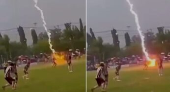 Raio mata jogador e fere doze durante partida de futebol na Tailândia
