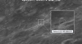 Sonda sul-coreana registra cratera inédita causada por foguete SpaceX na superfície da Lua