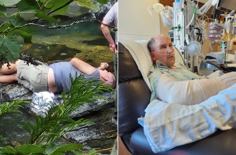 Ken Nurse despencou de 36 metros em parque em Montana (EUA) — Foto: Reprodução/Facebook(Renae Nurse)