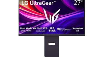 Monitor gamer LG UltraGear 27G850A-B recebe oferta especial na Amazon com Dual Mode VESA