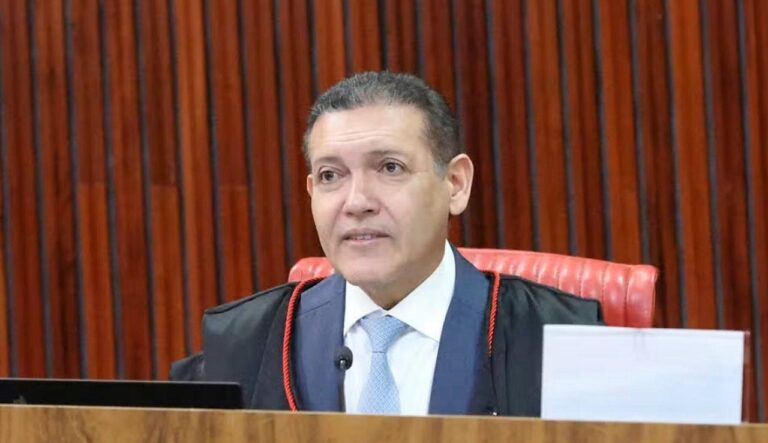 Nunes Marques em sessão plenária do TSE — Antonio Augusto/TSE