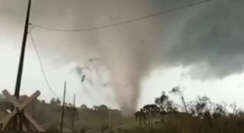 Tornado causa devastação em Piraí do Sul, Paraná, e deixa 20 pessoas desalojadas em áreas rurais