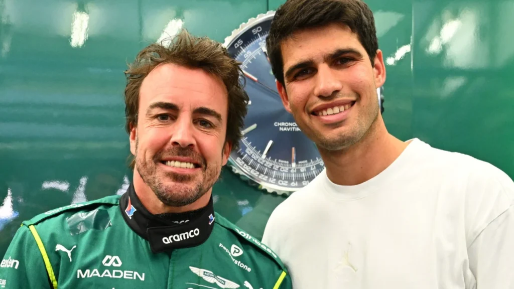 Estrela do Tênis Carlos Alcaraz Revela Inspiração em Fernando Alonso para Amor pela Fórmula 1