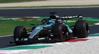 George Russell domina treino final tenso em Monza, Ferrari de Hamilton segue de perto