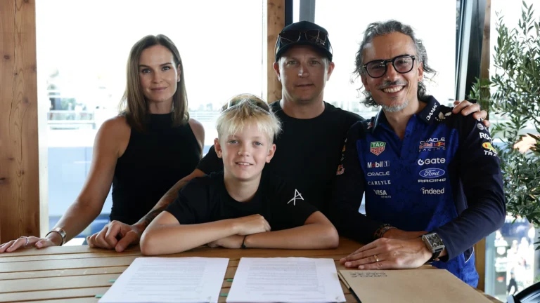 Filho de Kimi Raikkonen, Robin 'Ace', entra para o prestigiado programa júnior da Red Bull