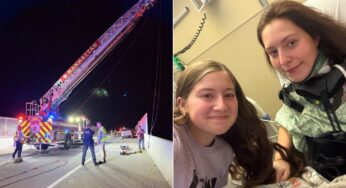 Mulher escapa de engavetamento, evita atropelamento e sobrevive a queda de viaduto no Kansas