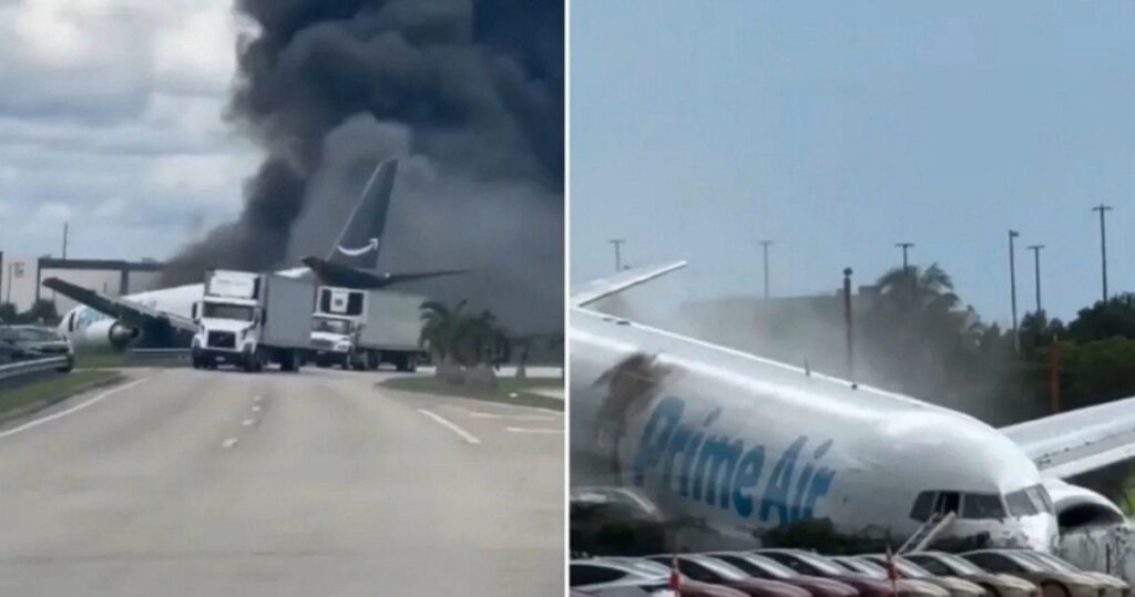 Voo de carga da Amazon se incendeia e deixa 5 mortos em Miami – Mix Vale