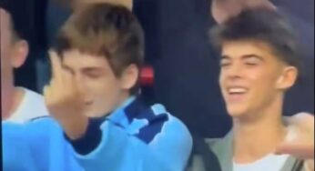 Noel Gallagher celebra gesto de filho em provocação a torcida do Manchester United durante clássico