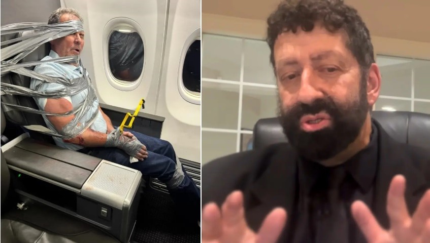 Rabino messi&acirc;nico Jonathan Cahn disse que Arthur Layne Lundeen teve 'surto' durante voo provocado por discuss&atilde;o sobre religi&atilde;o &mdash; Foto: Reprodu&ccedil;&atilde;o