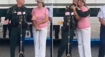 Mãe recebe notícia emocionante de filho desaparecido ao vivo em coletiva de imprensa na Flórida