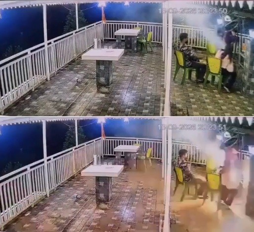 Noiva é vítima de explosão de churrasqueira durante lua de mel na Índia — Foto: Reprodução/X