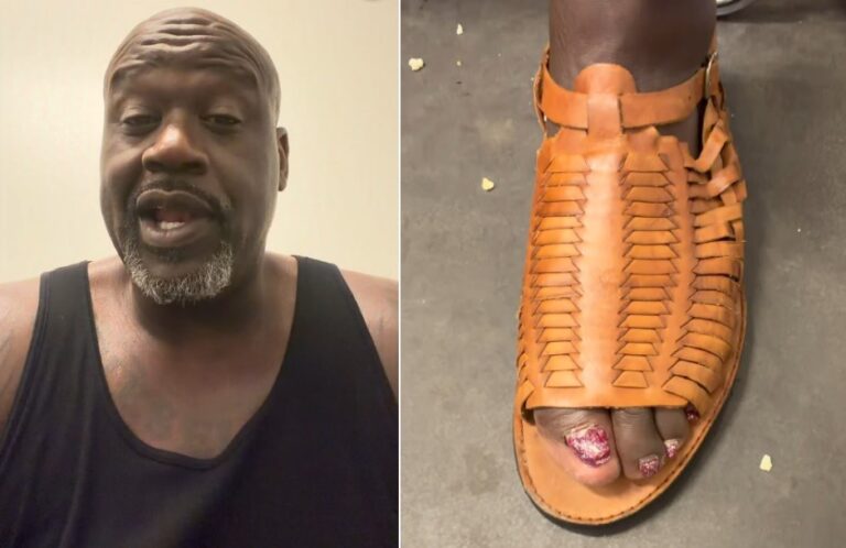 Shaquille O'Neal deixa fãs chocados ao postar foto de seu pé — Foto: Reprodução/Instagram