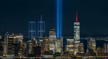 Milhares de drones recriam Torres Gêmeas no céu de Nova York em emocionante tributo ao 11 de Setembro