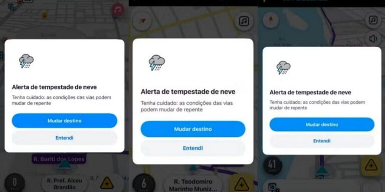 Falha Waze - X