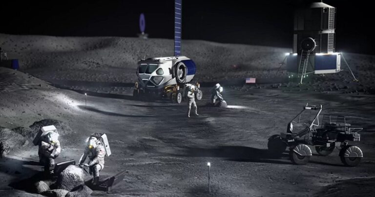 Projeto da Nasa para viabilizar base humana na Lua - Reprodução/ YouTube
