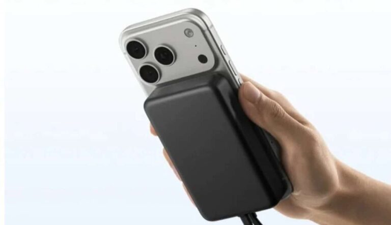 Xiaomi Lança Novo Power Bank Magnético de 45W com Indução Qi 2.2 e Cabo Integrado