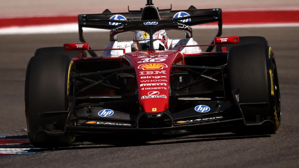 Leclerc domina primeiro treino livre do GP dos EUA com Ferrari promissora