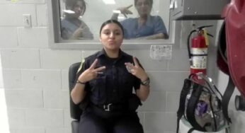 Agente do Texas é demitida após viralizar com fotos e gestos inadequados ao lado de detentas