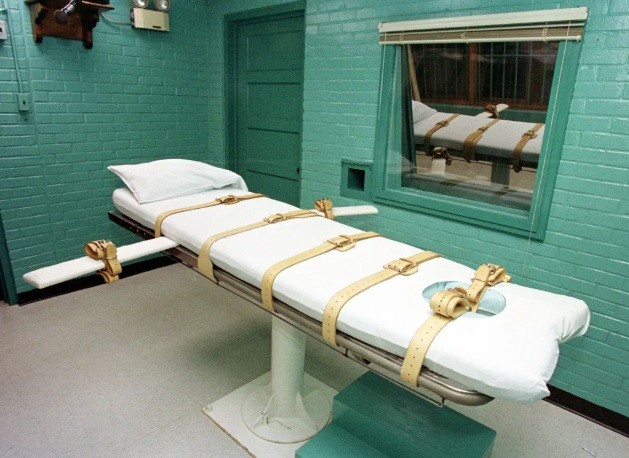 Câmara de execução por injeção letal em penitenciária nos EUA — Foto: AFP